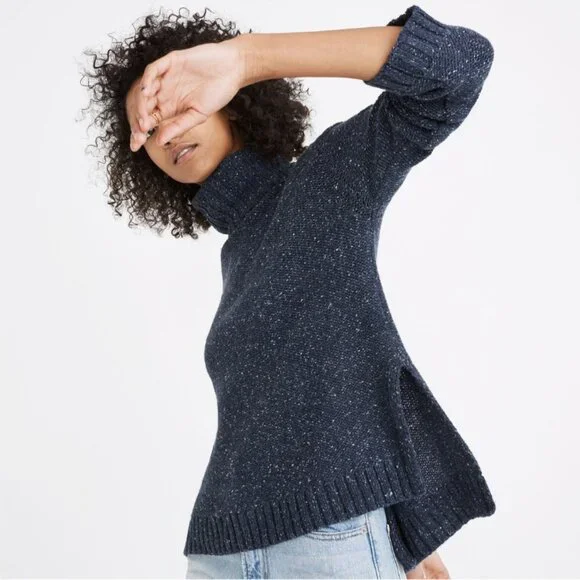 Madewell White Turtleneck Knit Sweater- Size XS - Picture 4 of 9